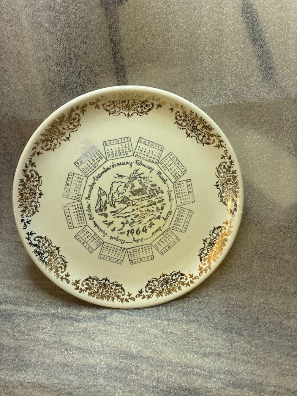 1964 Taylor Smith Taylor Calendar Plate